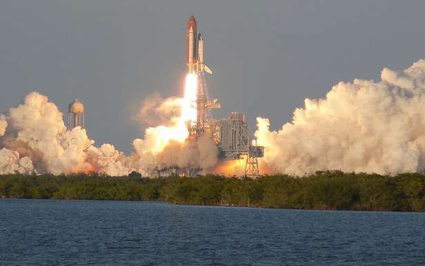 Wahadłowiec wyrusza na misję (Fot. Flickr/Kenny Miller/Lic. CC by-sa)
