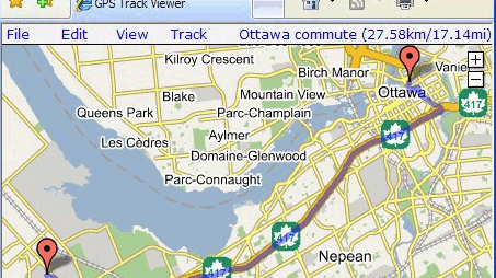 GPS i zapisywanie tras na platformie Java 1