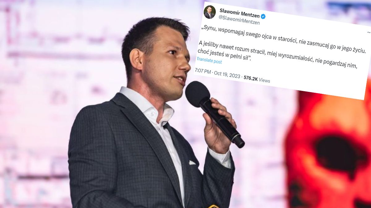 Ten wpis Mentzena wywołał burzę