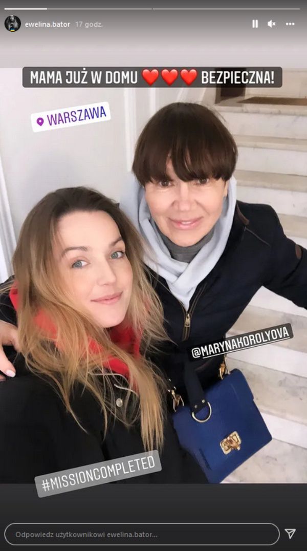 Ewelina Bator z mamą Żory Korolyova 