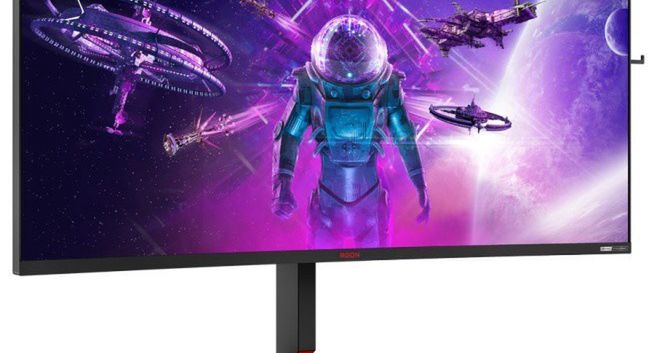 AG353UCG - nowy gamingowy monitor AOC z zakrzywionym ekranem za 10 679 zł