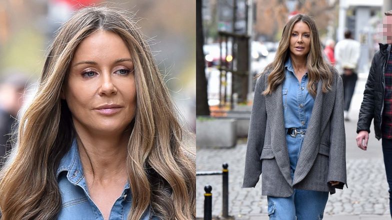 Małgorzata Rozenek przed studiem "Dzień Dobry TVN"