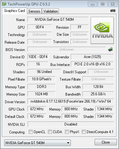 Acer Aspire 5750G - laptop do gier do 2500 zł [test cz. 2] 4