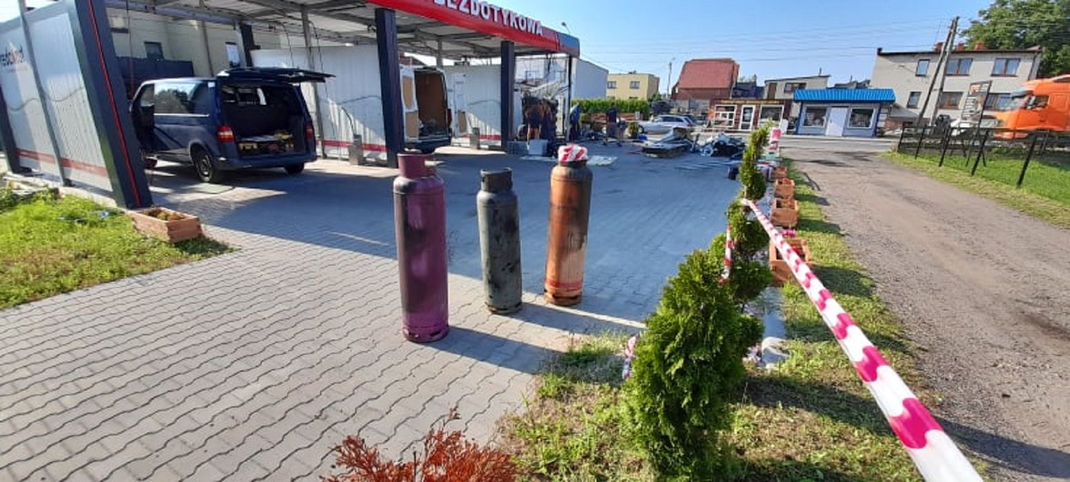 Jejkowice. Wybuch w myjni samochodowej