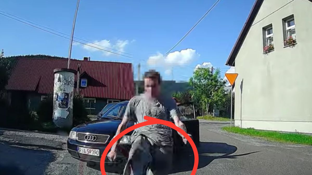 Autor nagrania padł ofiarą dwóch agresywnych mężczyzn