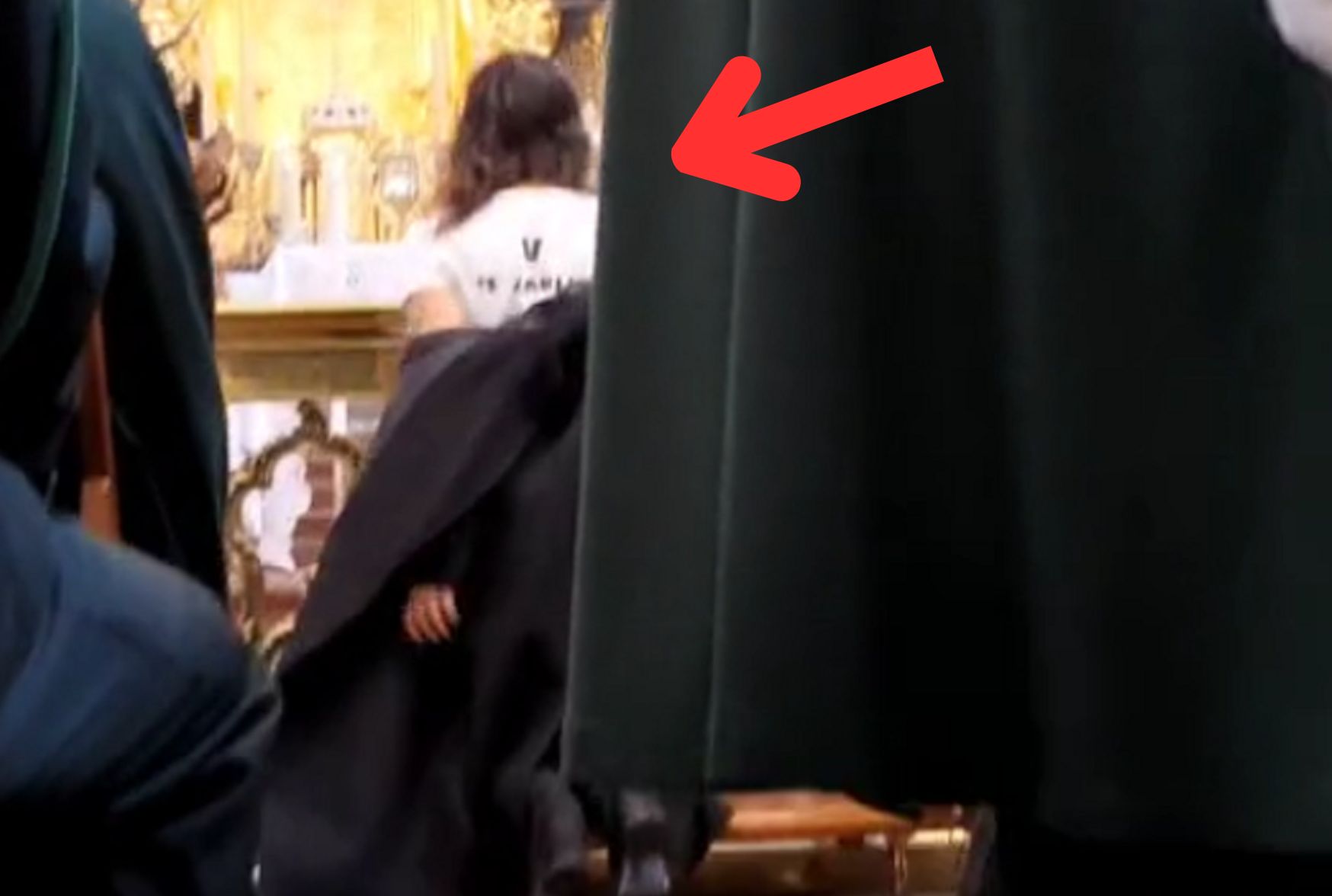 Prowokacja podczas mszy świętej dla myśliwych na Jasnej Górze