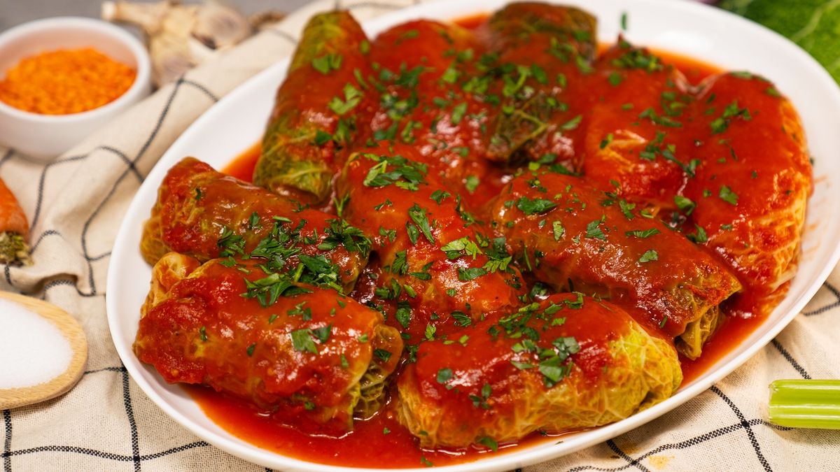 Pyszne gołąbki z mięsem i soczewicą