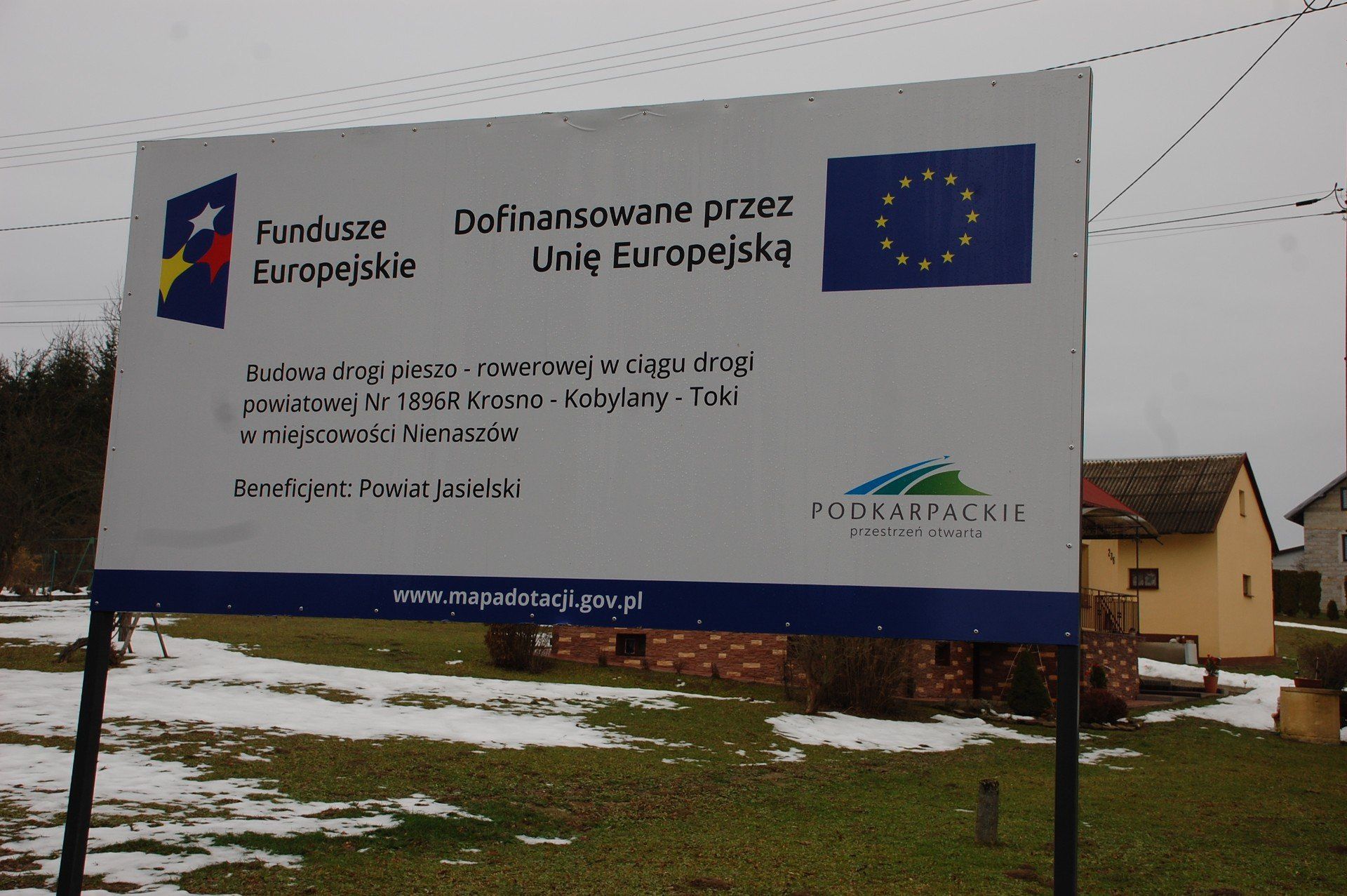 Otwarcie drogi pieszo - rowerowej w Nienaszowie