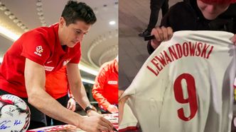Wzruszające nagranie ze spotkania z Robertem Lewandowskim. Młody kibic zalał się łzami po geście piłkarza