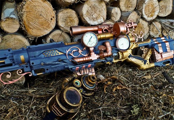 Steampunkowa snajperka domowej roboty - robi wrażenie! 3
