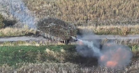 Ukraińcy wysłali na Rosjan "pancernego jeżozwierza". Kiedyś był Abramsem
