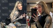 "Najbardziej wytatuowana kobieta w Wielkiej Brytanii" pokryła tuszem 95 procent ciała. Przed metamorfozą wyglądała jak inna osoba