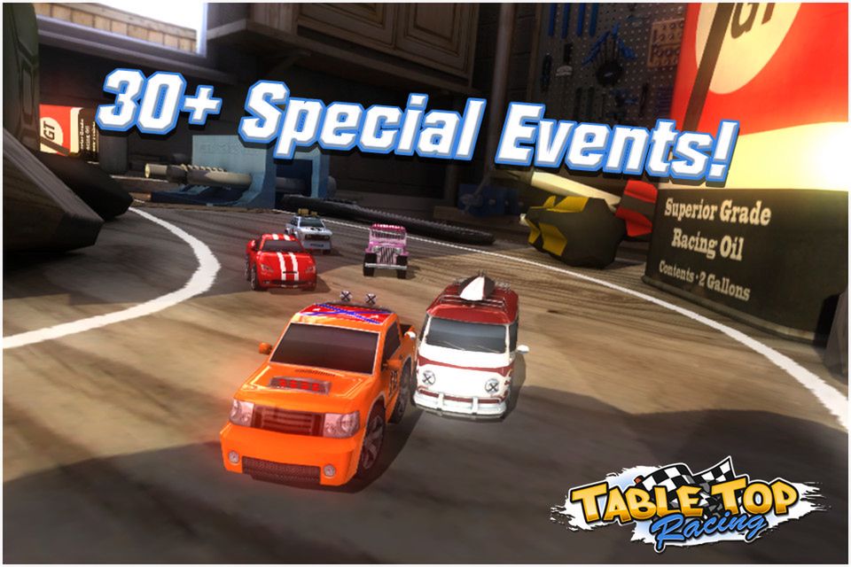Aplikacja Dnia: Table Top Racing, zakręcone wyścigi na kuchennym stole! 2