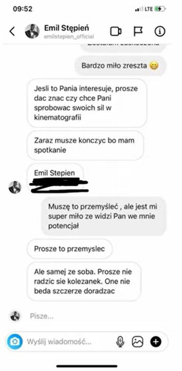 Rozmowa Emila Stępnia z kobietami