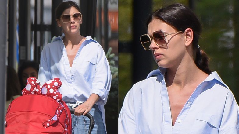 Klaudia Halejcio z córką