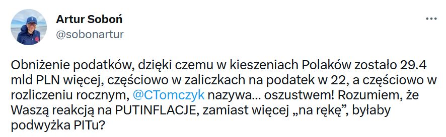 Artur Soboń odpowiada Cezaremu Tomczykowi w sporze o billboardy