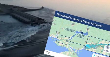 Wysadzona zapora to punkt krytyczny. "Elektrownia nie do naprawienia"
