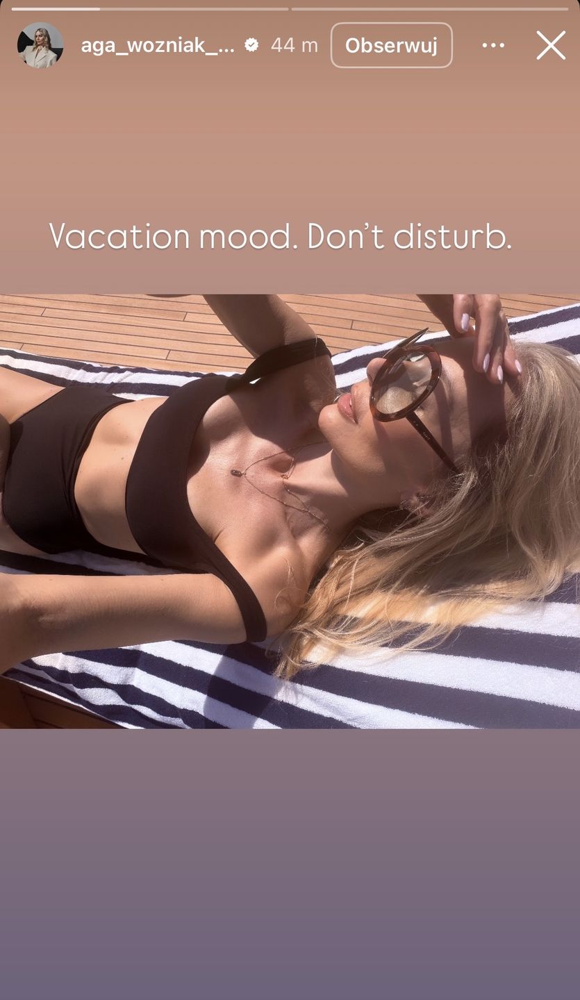 Agnieszka Woźniak-Starak w bikini 