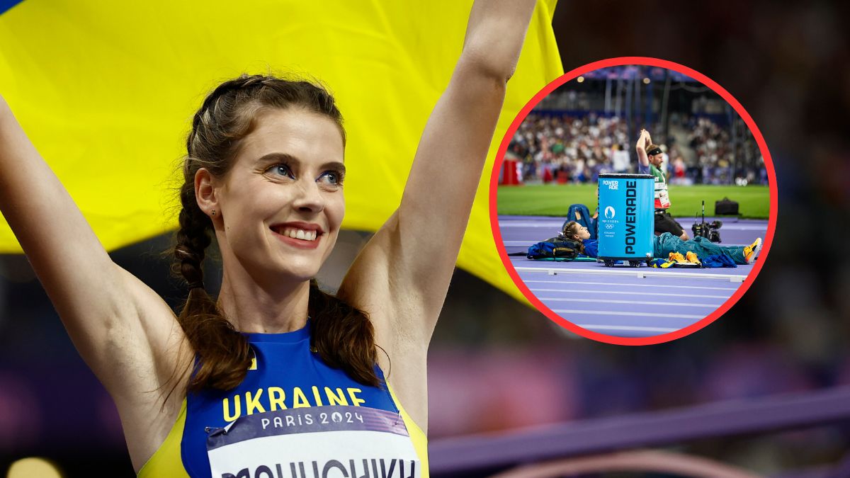 Yaroslava Mahuchikh pokazała metodę relaksacyjną przed skokiem