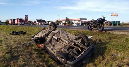 Śmiertelny wypadek we Włostowie. Zginął motocyklista