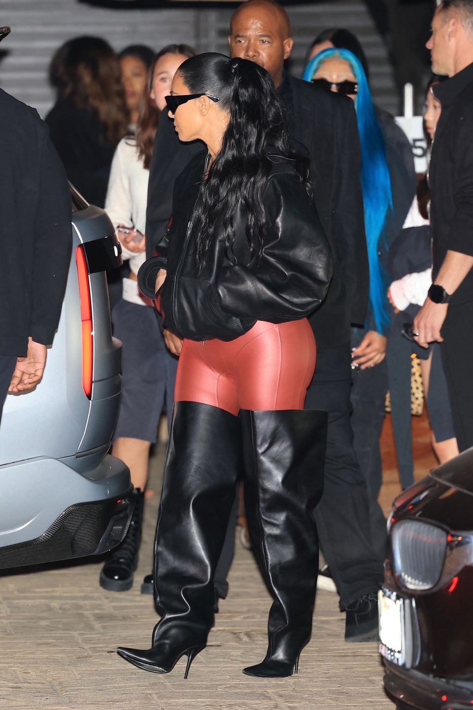 Kim Kardashian i North West sfotografowane w Malibu