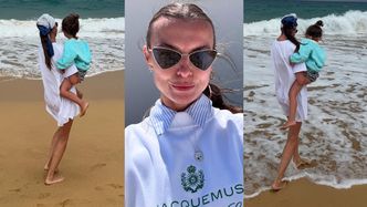 Katarzyna Sokołowska relacjonuje relaks nad morzem z synem. Ivo Lew ma już 3 lata