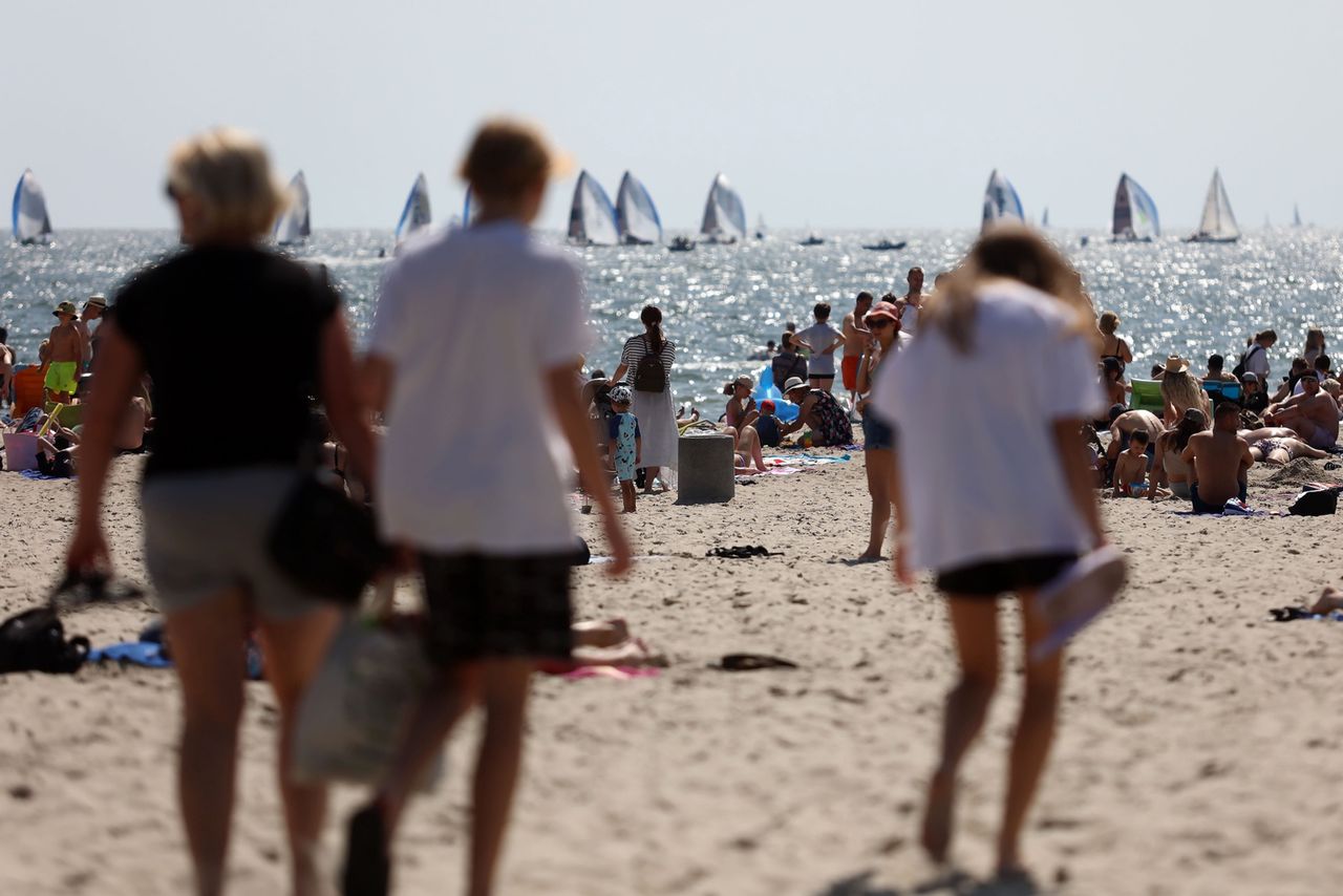 Plaża nad Bałtykiem. Zdjęcie ilustracyjne