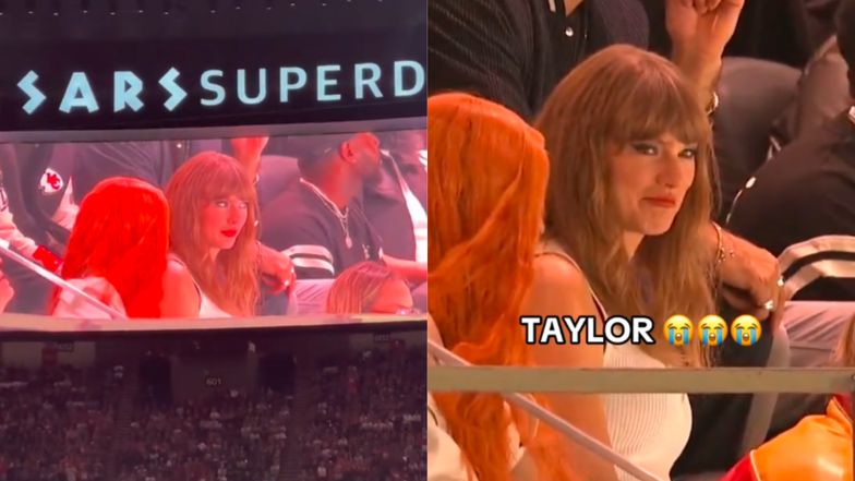 Taylor Swift została WYBUCZANA podczas Super Bowl. Jej reakcję uchwycono na nagraniu. Odczytano z ruchu warg, co powiedziała