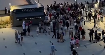 Była godz. 21:00. Sceny w Kołobrzegu