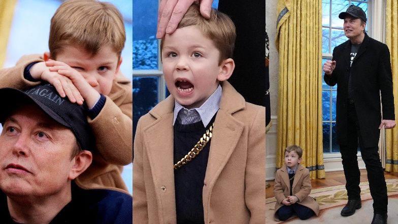 Syn Elona Muska skradł show na spotkaniu z Donaldem Trumpem