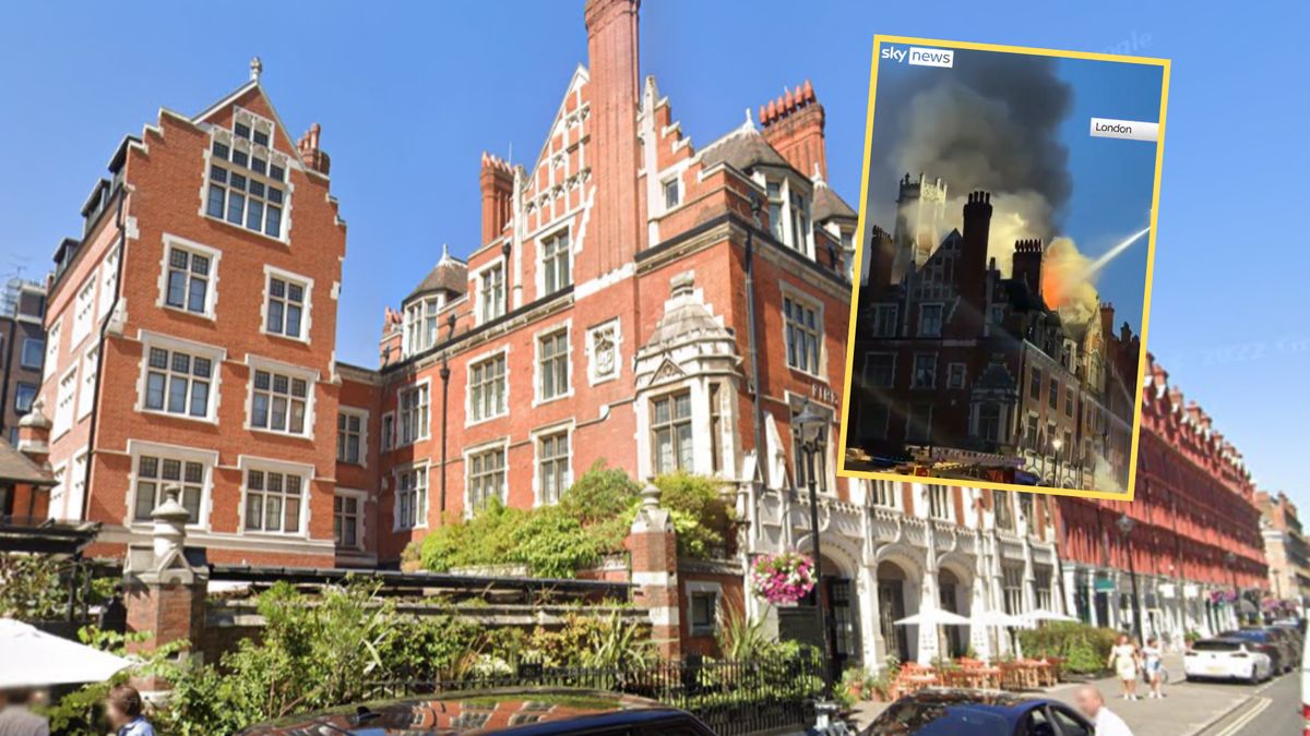 Hotel Chiltern Firehouse stanął w płomieniach  