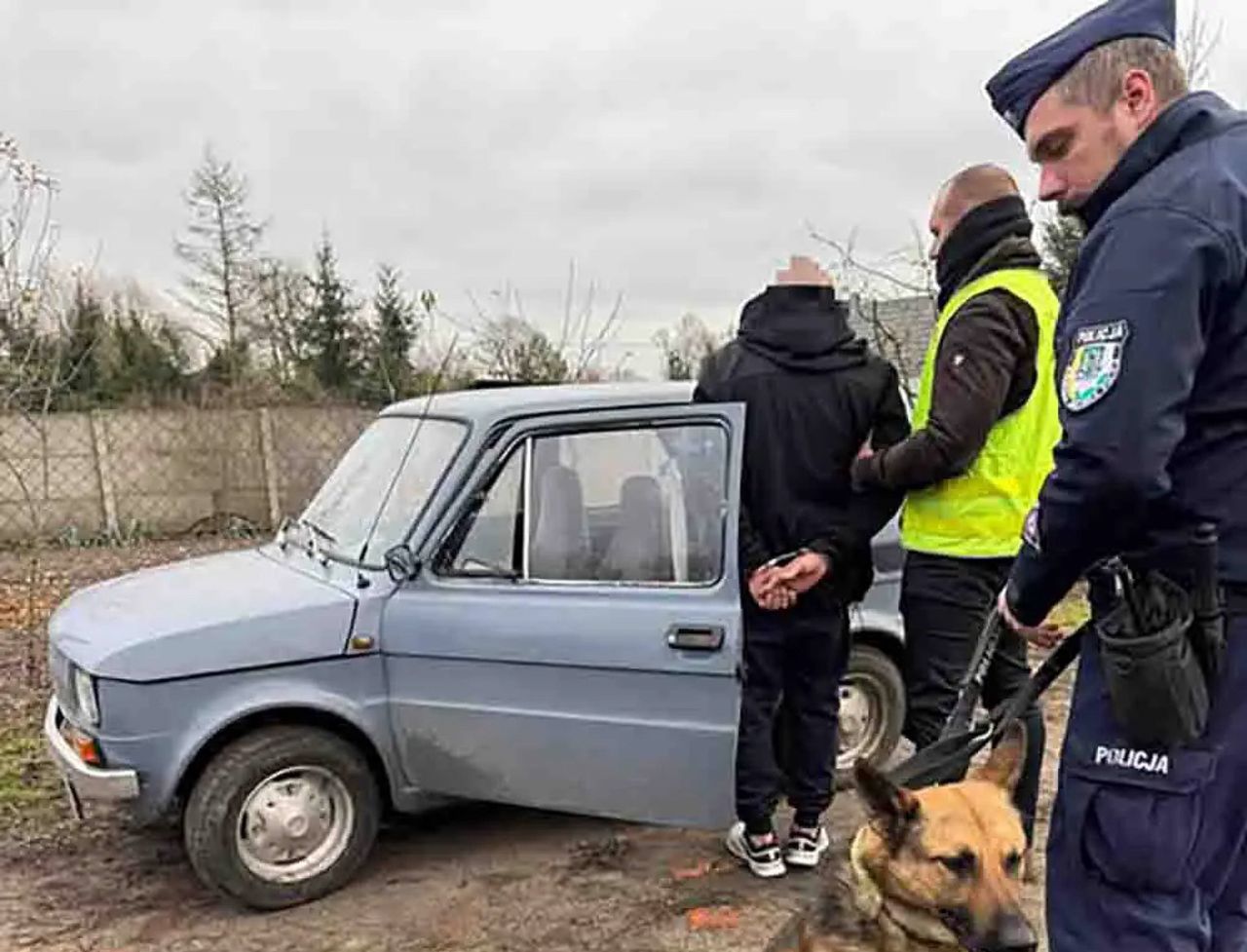 Skradziono "malucha". W ujęciu sprawcy pomogli internauci