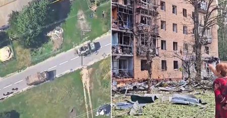 Wojna zapukała Rosjanom do drzwi. Nagrania walk pod Kurskiem