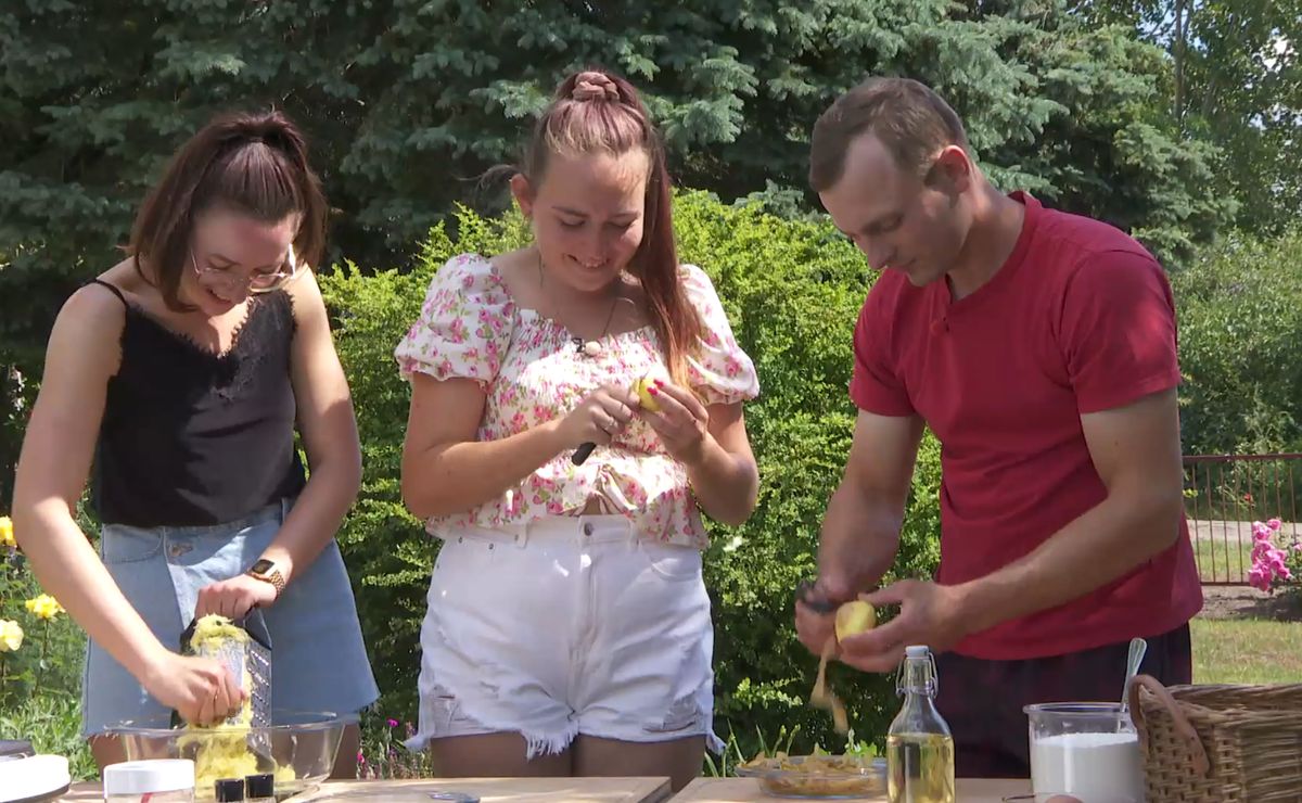 Smażenie placków u rolnika Mateusza