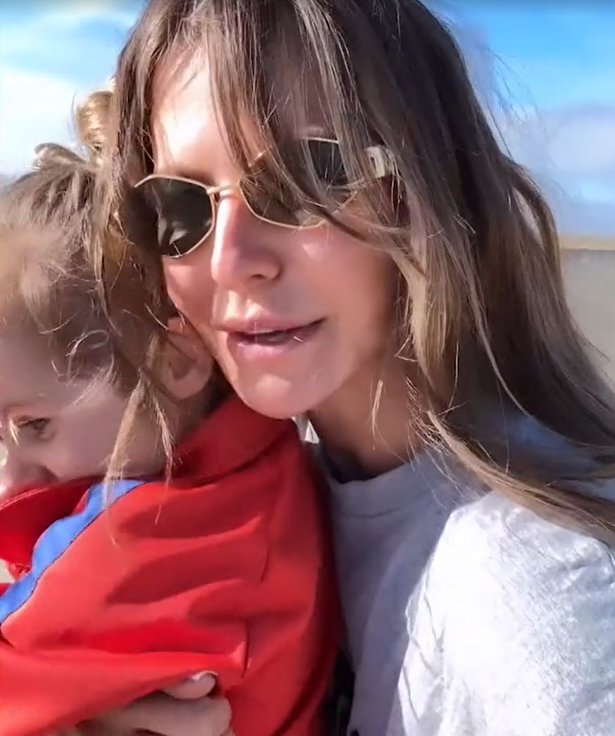 Anna Lewandowska pokazała twarz Laury (Instagram)