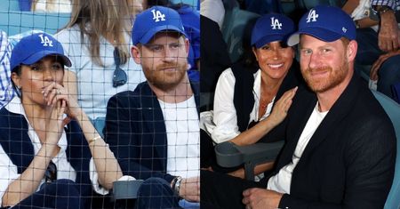 Rozweseleni Meghan Markle i książę Harry wybrali się na mecz. Mają w nosie aferę z księciem Andrzejem?
