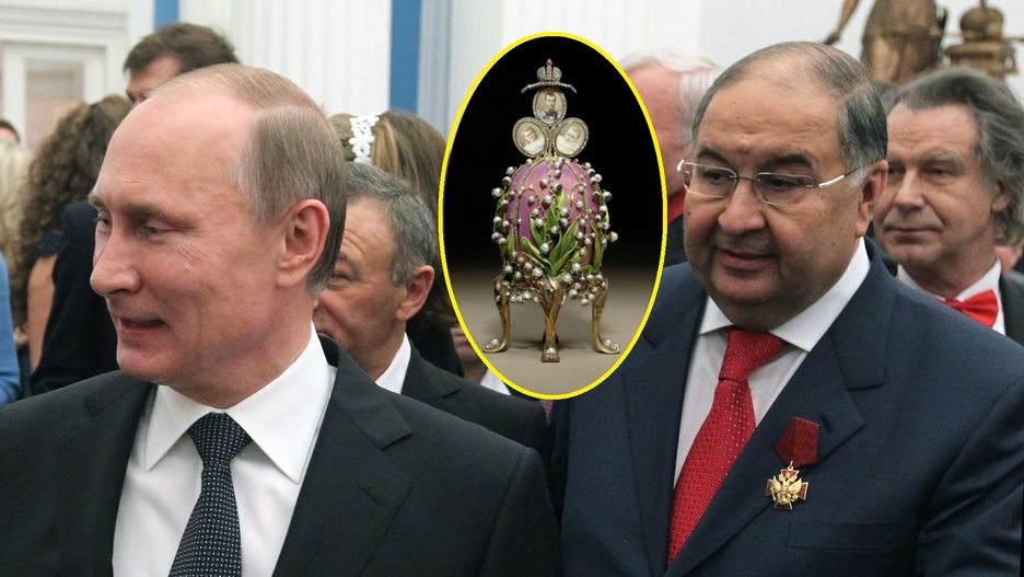 Władimir Putin i Aliszer Usmanow
