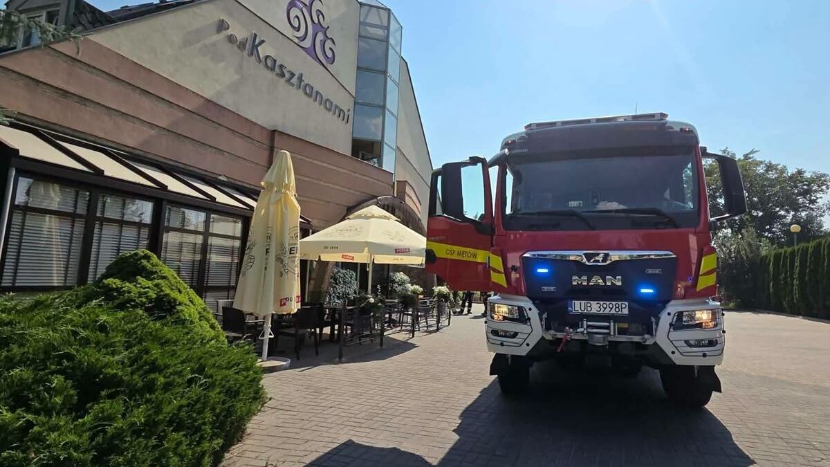 Pożar w hotelu Pod Kasztanami
