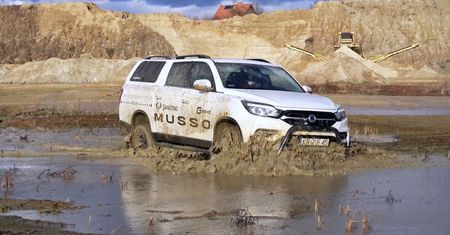 Offroad Marcina: SsangYong Musso Grand w terenie - gdyby nie był tak wielki