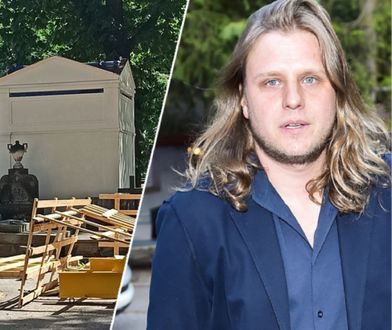 Remont grobu Piotra Woźniaka-Staraka nadal trwa. Zablokowano alejki