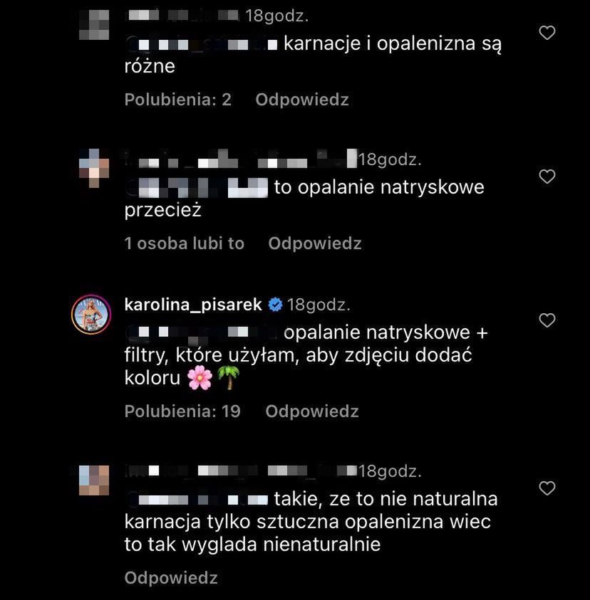 Wakacyjna sielanka Karoliny Pisarek