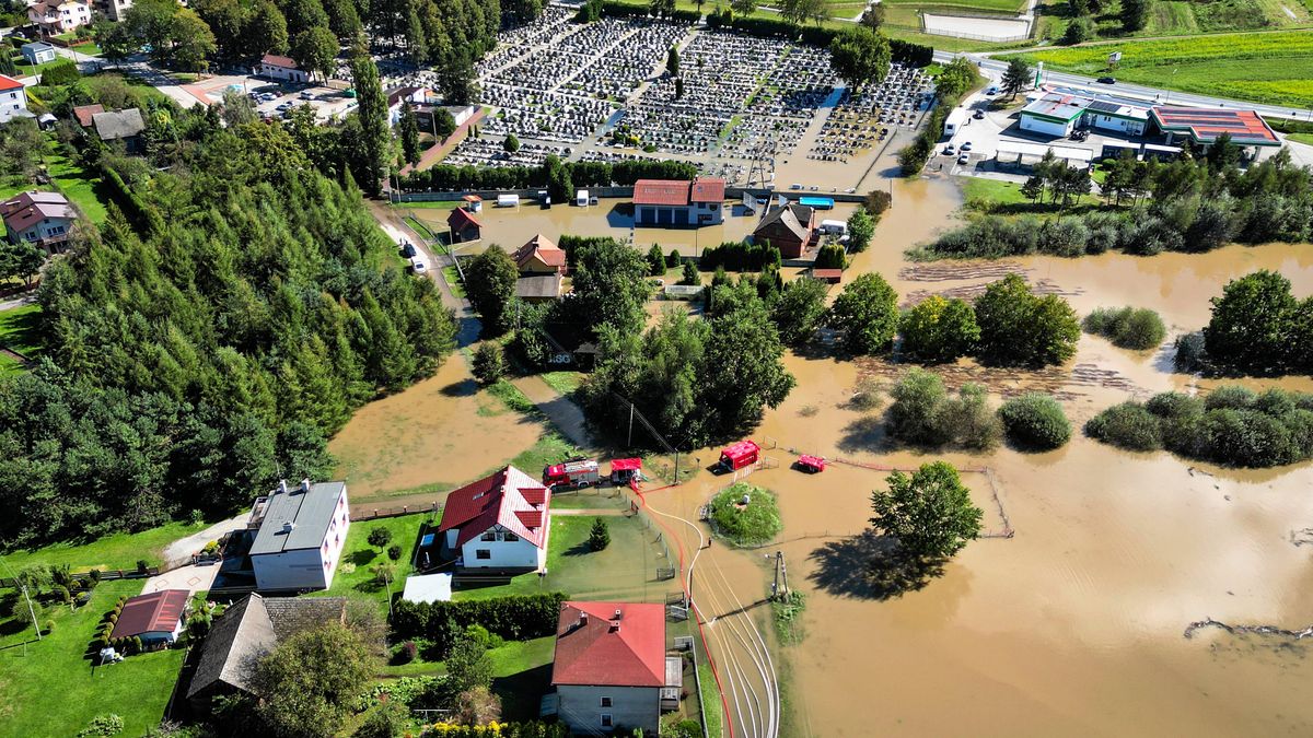 Zalane Brzeszcze w Małopolsce, 15.09.2024 r.