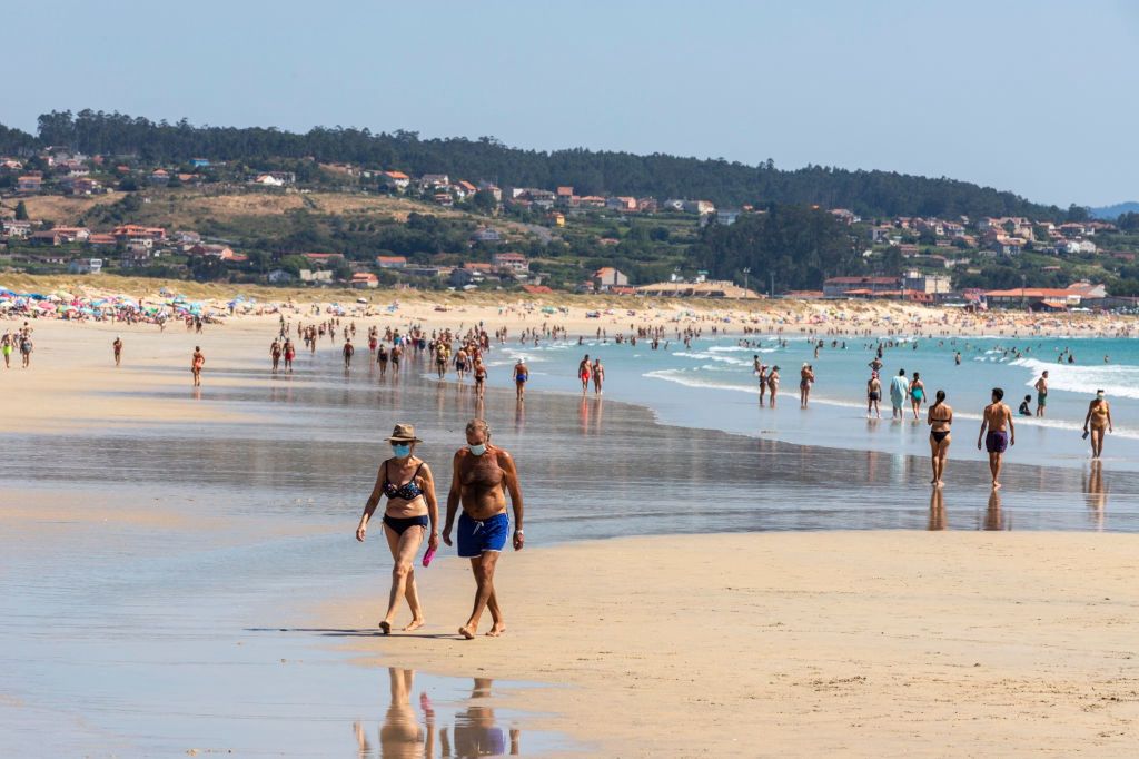 Plaża w Rias Baixas, Hiszpania