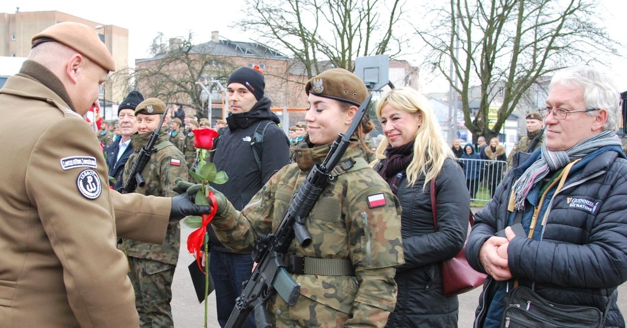 Myszków: Uroczysta przysięga nowych żołnierzy 13. ŚBOT