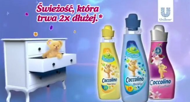 „Świeżość, która trwa dwa razy dłużej” znów reklamuje Coccolino (wideo)