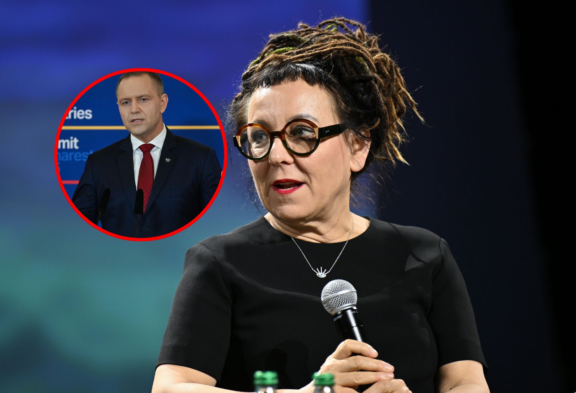 Tokarczuk krytykuje Nawrockiego za decyzję o języku śląskim