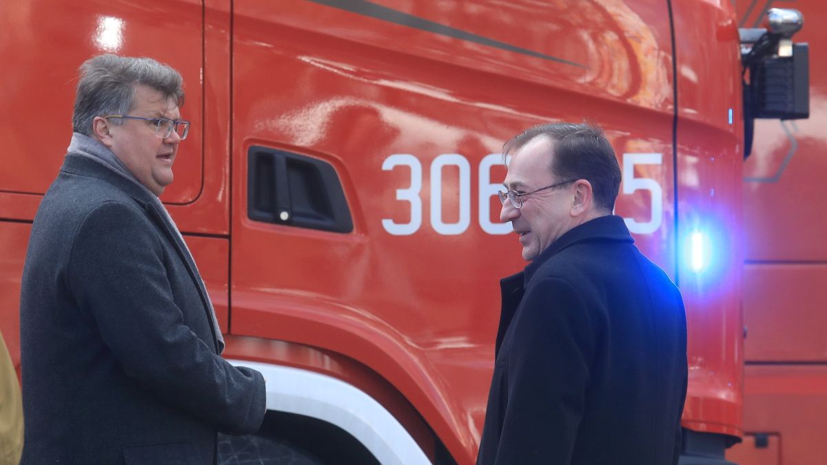 MSWiA wpisało firmę Kolesnikowa na listę sankcyjną. Na zdj. Maciej Wąsik i Mariusz Kamiński ze ścisłego kierownictwa resortu