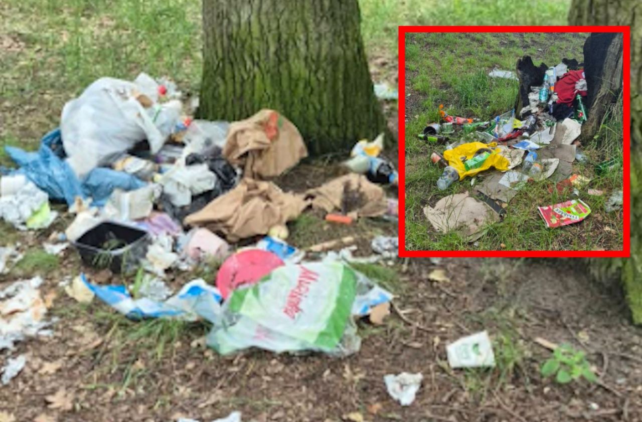 300 litrów śmieci w weekend. Traktują to miejsce jak "domowe wysypisko"
