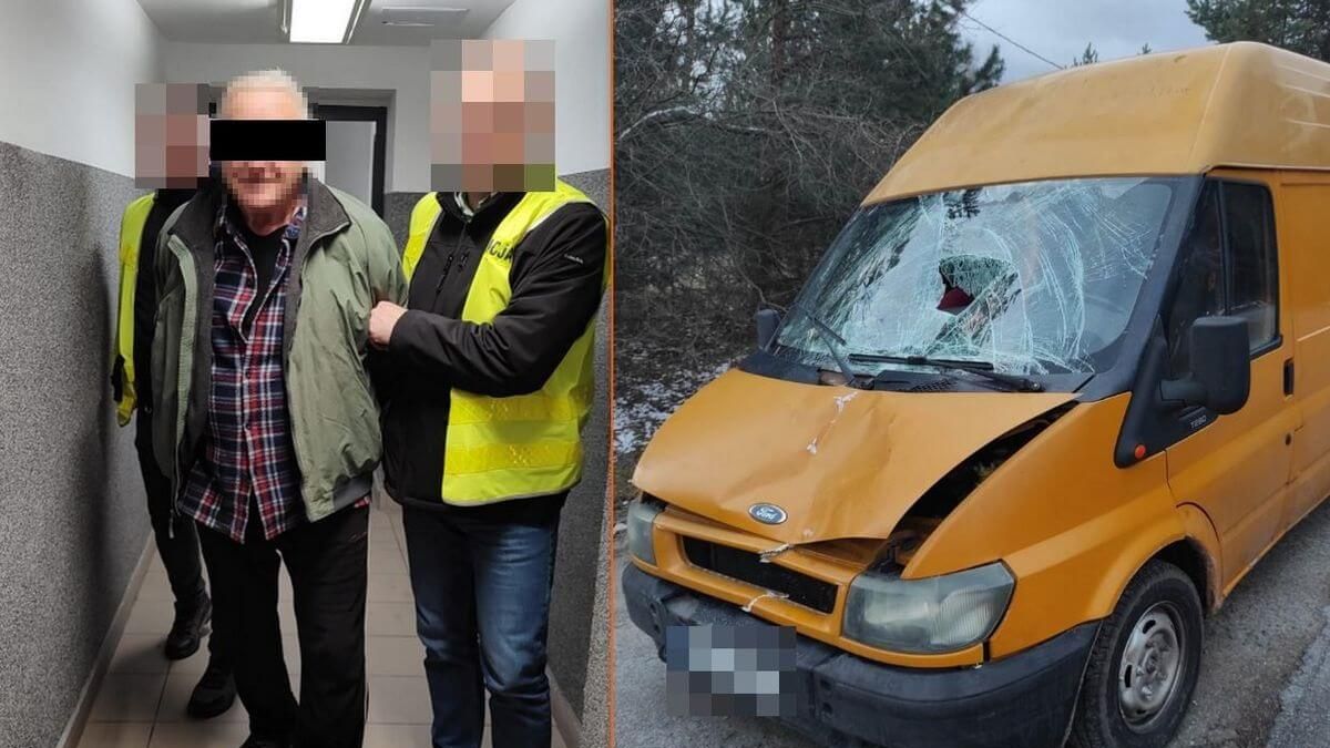 Mężczyzna zgłosił na policję po potrąceniu