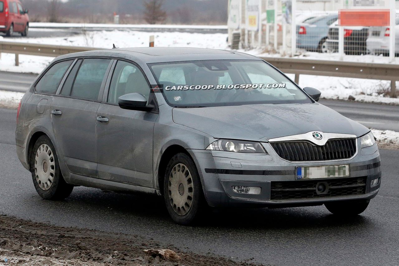Nowa Škoda Octavia Combi wyszpiegowana [aktualizacja]